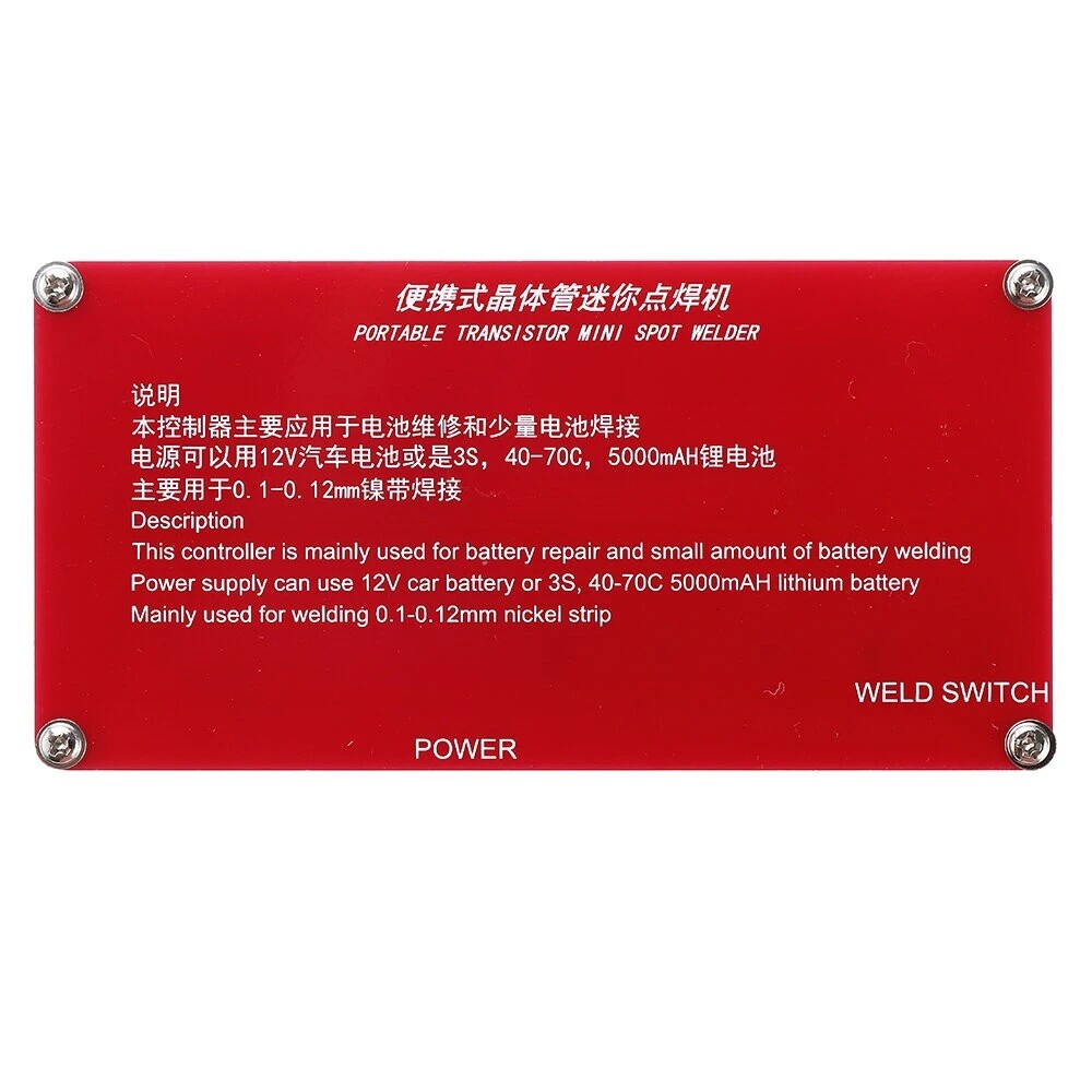 Máy Máy Hàn Điểm Mini Tự Động Agoal, Có Chế Độ Hàn Cảm Ứng Tự Động Màn Hình LCD Cho Pin 18650, Ắc Quy Xe 12V