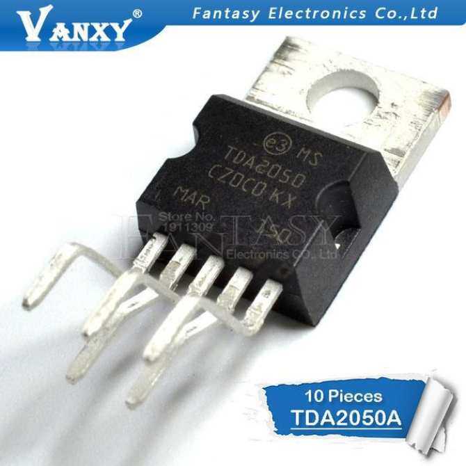 10pcs tda2050a tda2050 to220-5 new and original ic