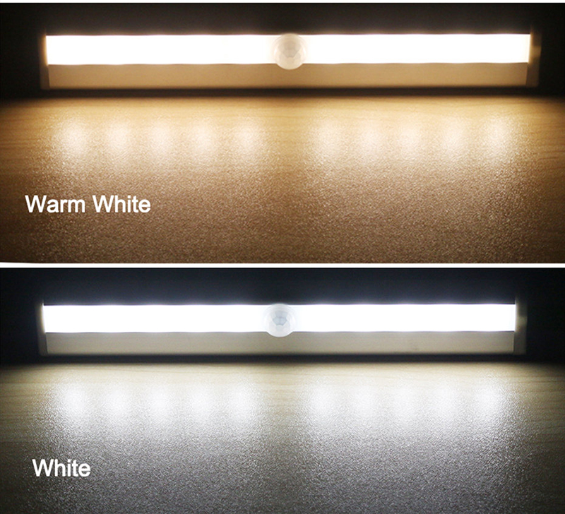 KIPRUN Đèn LED Cảm Biến Chuyển Động PIR, Đèn Ngủ Tủ Quần Áo Tủ Chén Đèn LED Dưới Tủ Đèn Ngủ Cho Tủ Quần Áo Cầu Thang Nhà Bếp, 6/10 Đèn LED