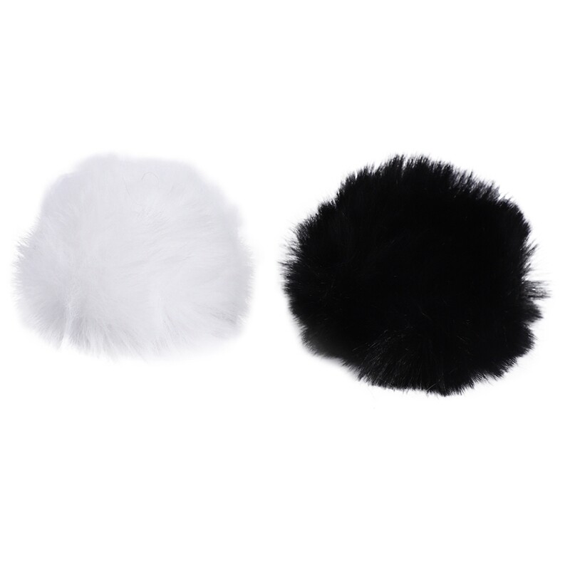 Universal Lavalier Microphone Furry Windscreen Fur Windshield Wind Muff Soft for Sony Rode Boya Lapel Lavalier Mic 5Mm