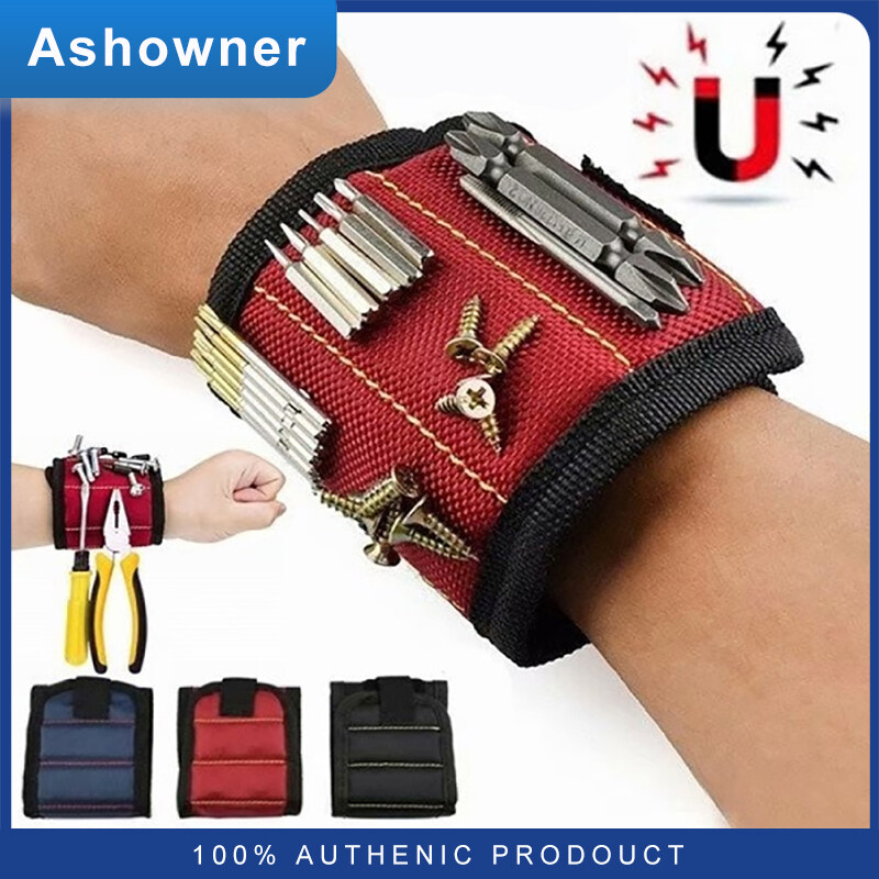 Three Row Strong Wristband Adjustable Portable Tool Bag For