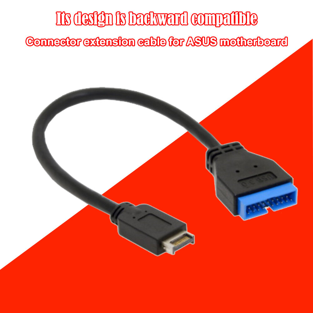 Mainboard Connector Cable USB 3.1 Front Panel Header to USB 3.0 20Pin Extension Cable for ASUS