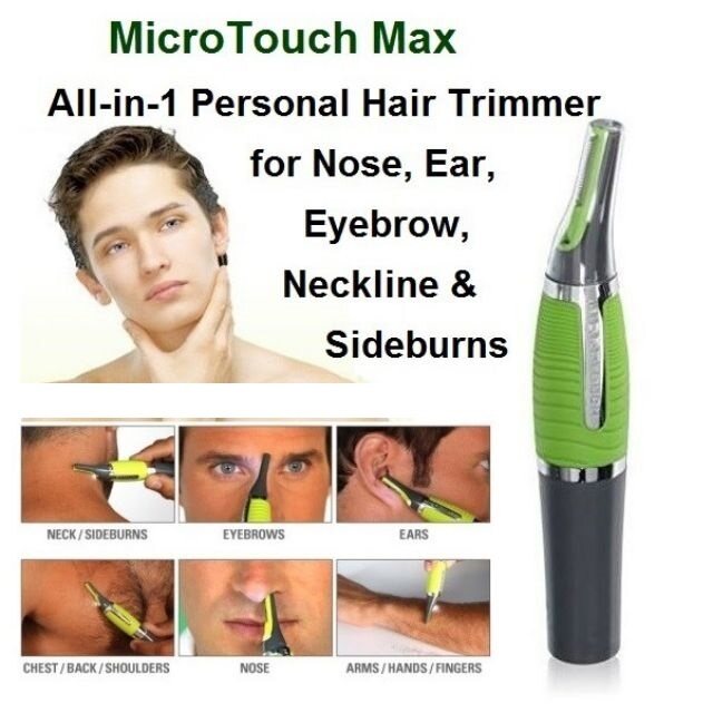 READY STOCK] Facial/Nose/Ear/Body Hair Trimmer and Shaver - Tidy You Up in  a Jiffy. | Lazada