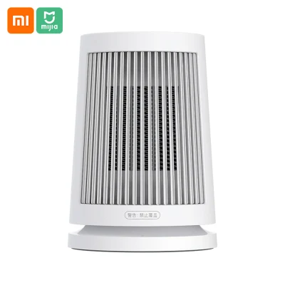 Xiaomi Mijia Space Heater Fan Heater Portable Electric Space Heater with Ptc Ceramic Heating Element & Overheat Protection Home Office Hand Body Warmer for Office Room Desk Indoor Use Zmnfj01Ym 220V