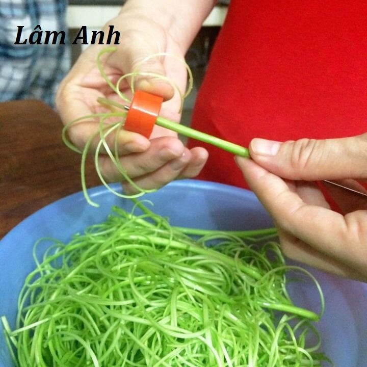 Dụng cụ chẻ rau muống nhanh, dao chẻ rau muống