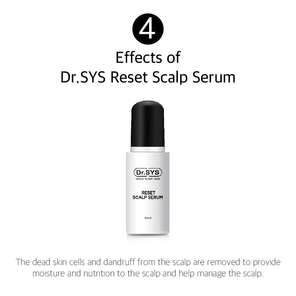 スタイリング剤 Dr.SYS RESET SCALP SERUM 50ml Dr. SYS Reset Treatment (16.9oz) all types of hair including
