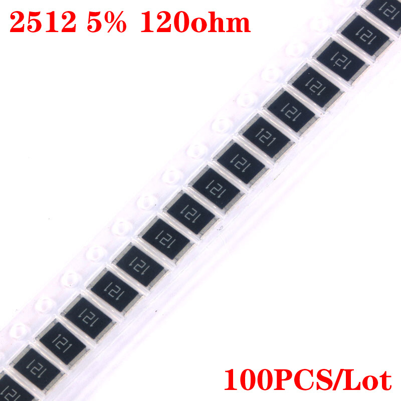 100pcs 2512 SMD Chip Resistor J 5% 0R~1M 1 1.2 1.5 2 3 3.3 4.7 5.1 6.8 7.5 10 20 22 33 39 47 51 56 62 68 75 100 120 200 220 300 330 390 470 510 560 680 820 ohm 1K 2K 4.7K 10K 100K