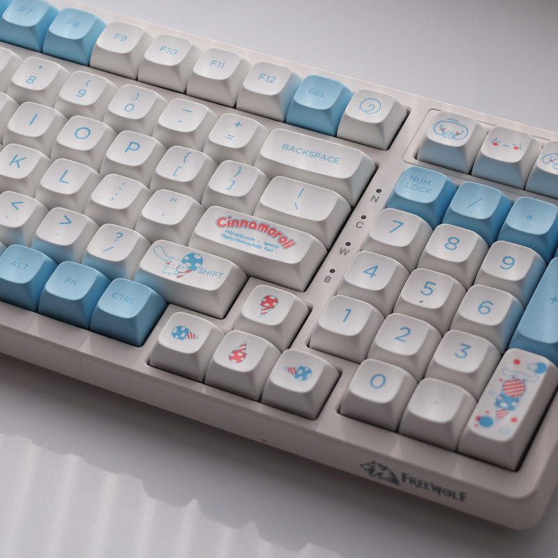 Cinnamoroll Keycaps PBT Dye-sub MA/MOA Profile Keycap Custom Keycaps