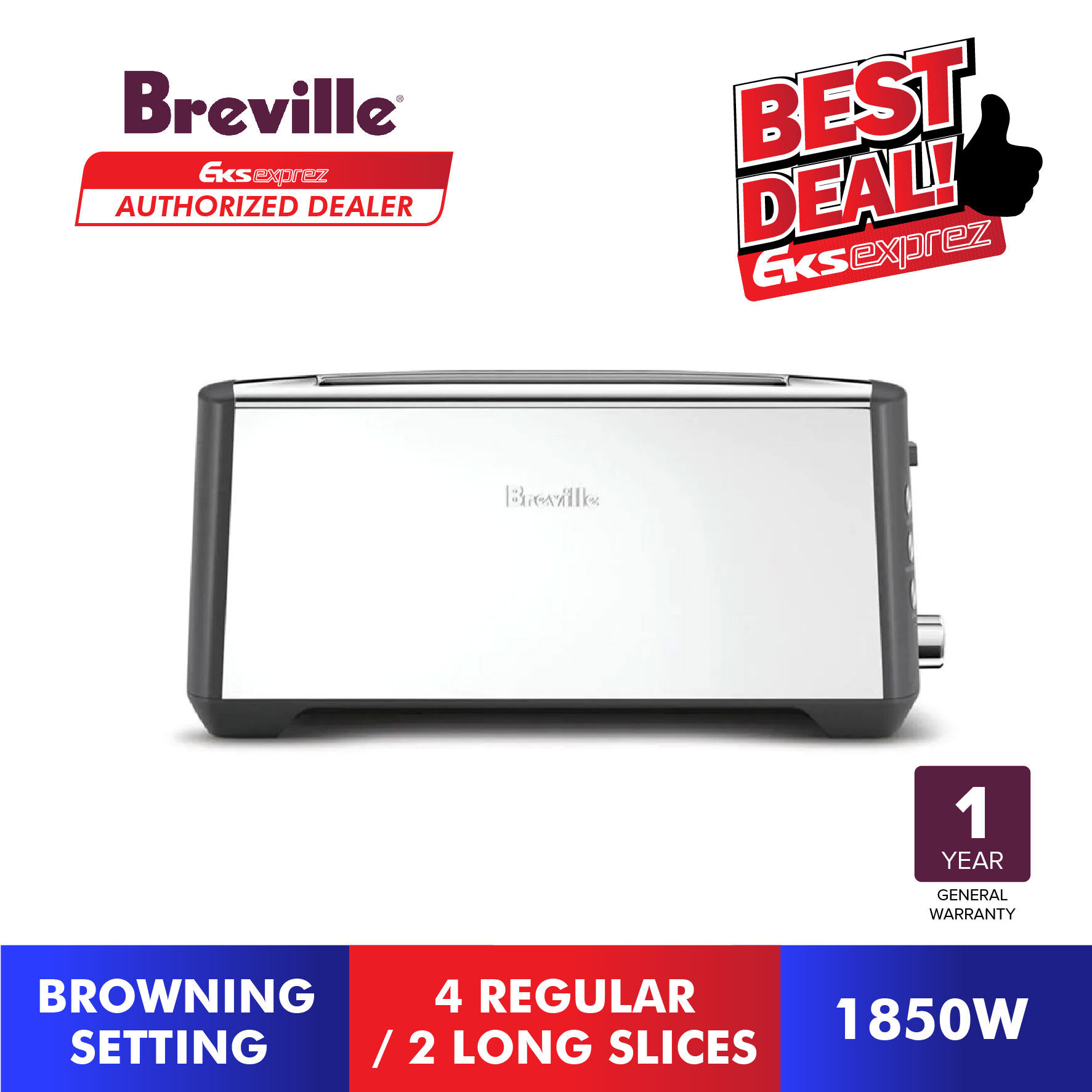 Bit More™ Plus 4 Slice Toaster | Lazada