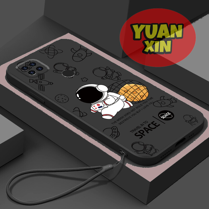 For Redmi 9C 10A Phone case Straight Edge Soft Shell Astronaut TPU Casing