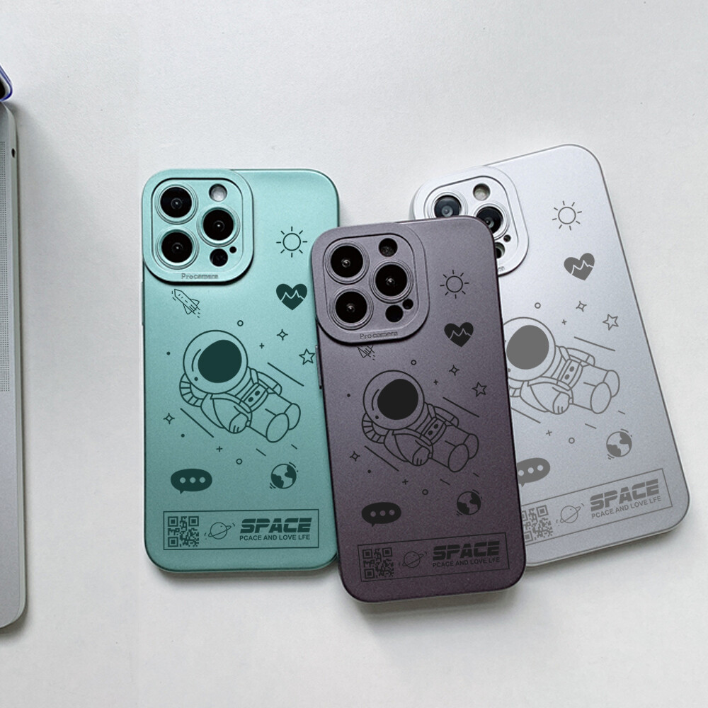 UCUC Phone Case Xiaomi Redmi Note 11S Note11 Redmi Note 10S Redmi Note 10 5G/4G Redmi Note 10 Pro Case Cartoon NASA Space Astronaut Soft Silicone TPU Full Lens Cover Protective Shockproof Case