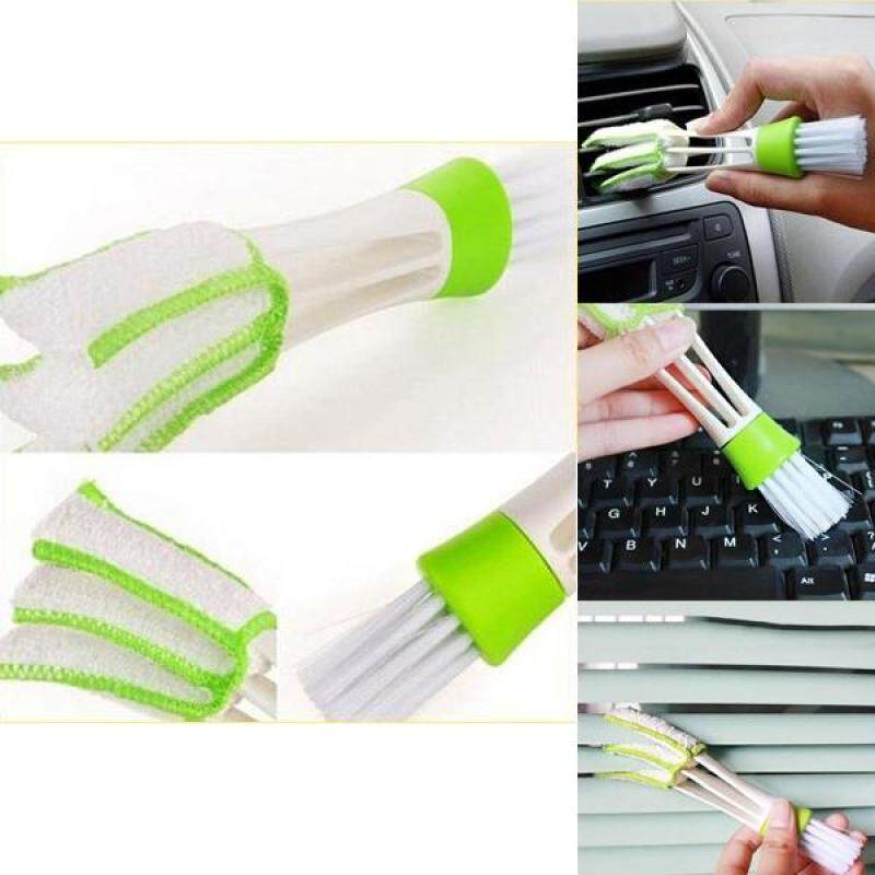 1 Chiếc Máy Quét Bụi Thông Gió Điều Hòa Ô Tô Máy Quét Bụi Bàn Chải Làm Sạch Hai Đầu Bàn Chải Làm Sạch Bàn Phím