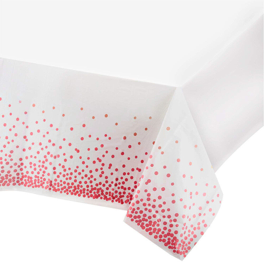 Party Decoration Table Cloth Cover Disposable Tablecloth Table Cloth Plastic Dot Table Cloth