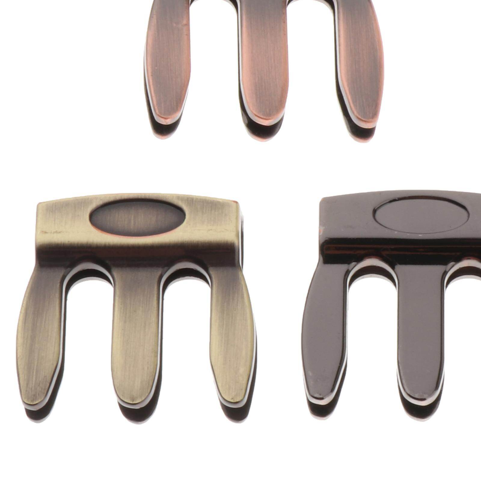 kowaku 5 Pieces Metal Violin Mute,Practice Violin Silencer,Fiddle Silent Silencer DIY Parts for 1/2, 3/4, 4/4 Violin Accessories