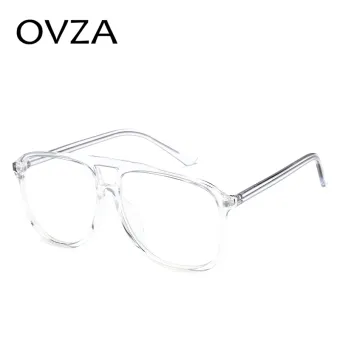 transparent hipster glasses