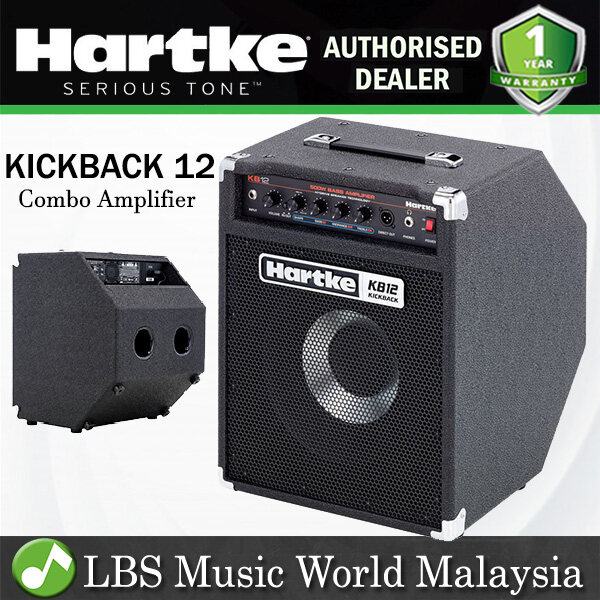 Hartke Kickback KB12 500W 1x12 Inch Speaker Amplifier Bass Combo Guitar