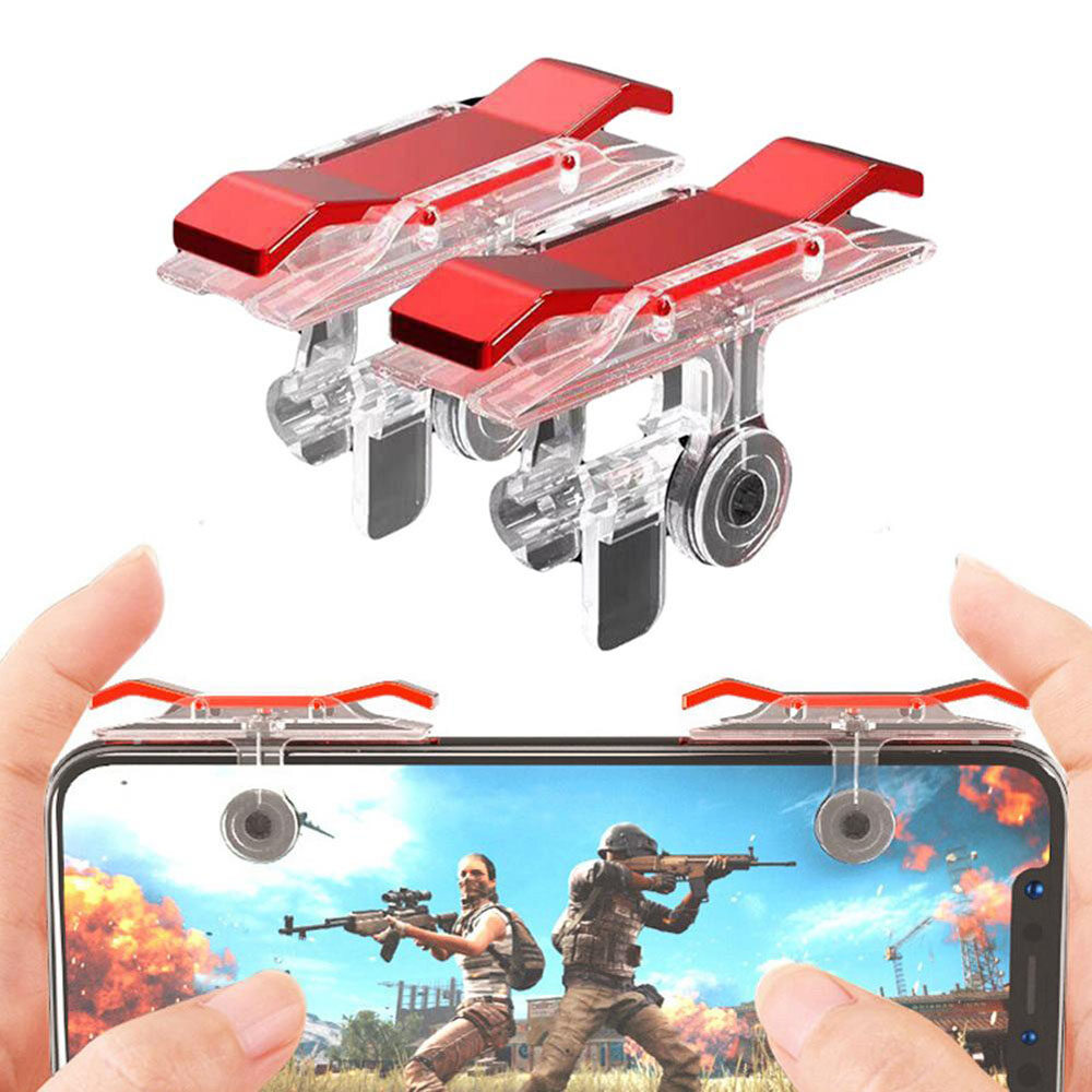 M8CYS Gaming Durable For PUBG L1R1 Trigger Games Accessories Aim Key Fire Button Joystick Gaming Trigger Gamepad Controller