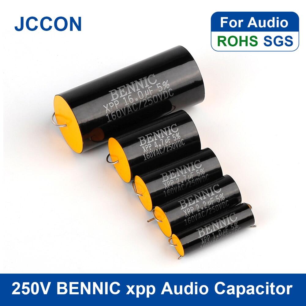 1Pcs BENNIC 250V Xpp NonPolarized Superior Capacitor Electrolytic Capacitor SpeakerFrequency