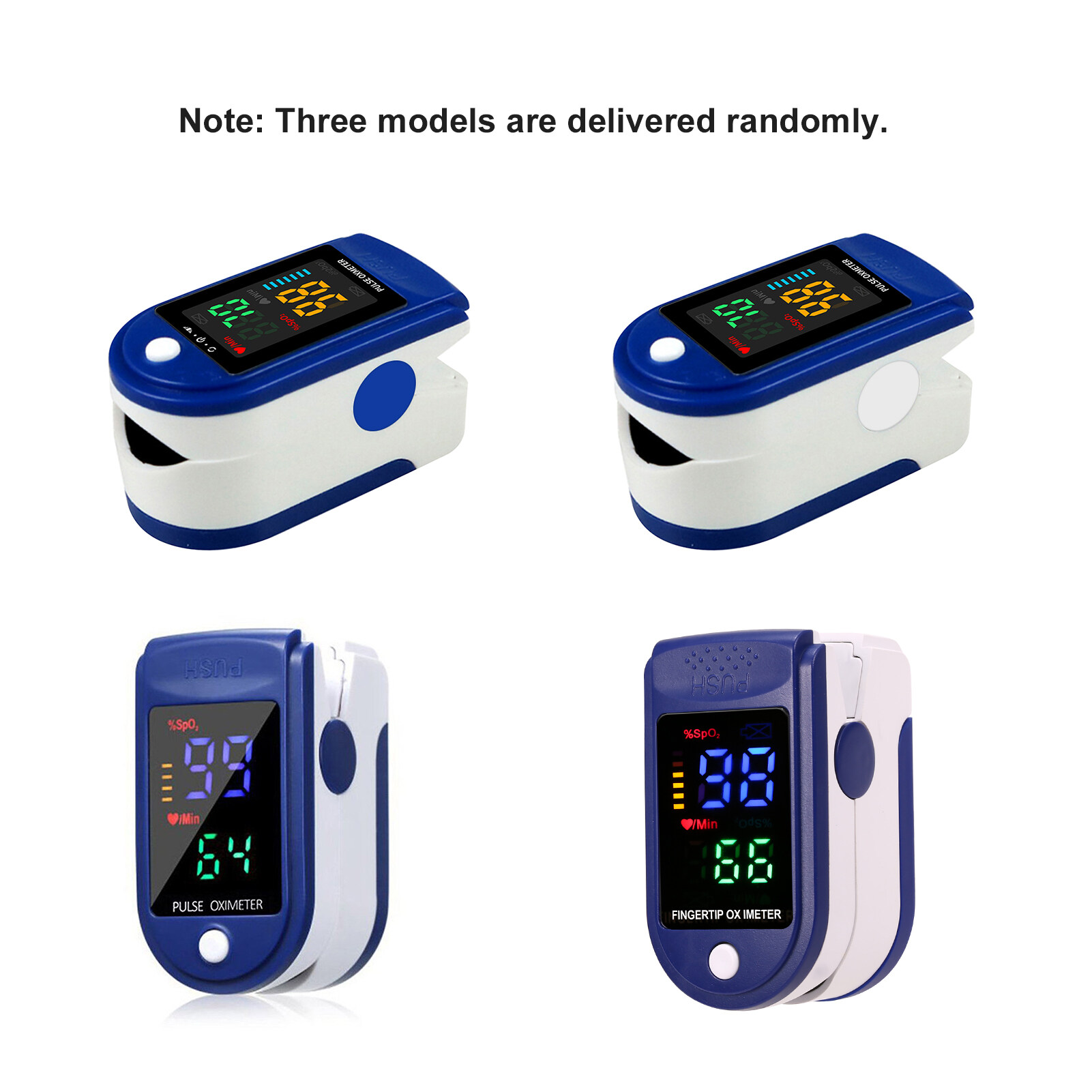 Docooler ปลายนิ้วเครื่องให้เลือดและออกซิเจนชีพจร Mini SpO2 Monitor ...