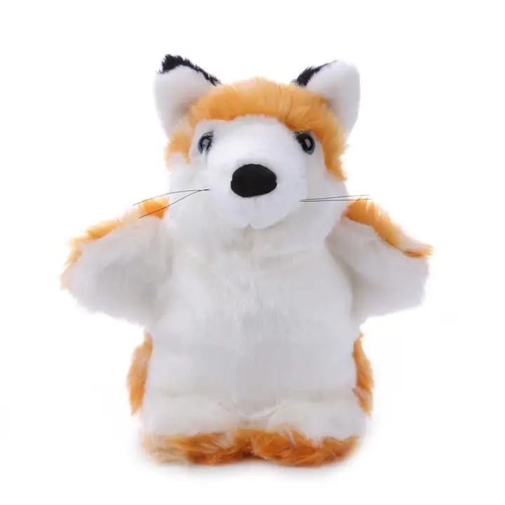 Cute Fox Hand Puppet Baby Kids Children Soft Doll Plush Educational Toys Lazada Ph