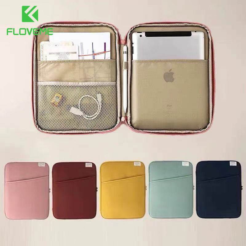 FLOVEME Korean Ins Hot Style Tablet Case Shockproof For Ipad Tablet Bag For Apple Macbook 13 11 Inch Notebook Storage Laptop Bag