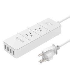 ORICO Ổ Cắm Điện Mỹ Có Công Tắc Chống Sét Ổ Cắm Thông Minh Điện Tử 2AC 4USB Phích Cắm Mở Rộng 5FT Cho Gia Đình Văn Phòng