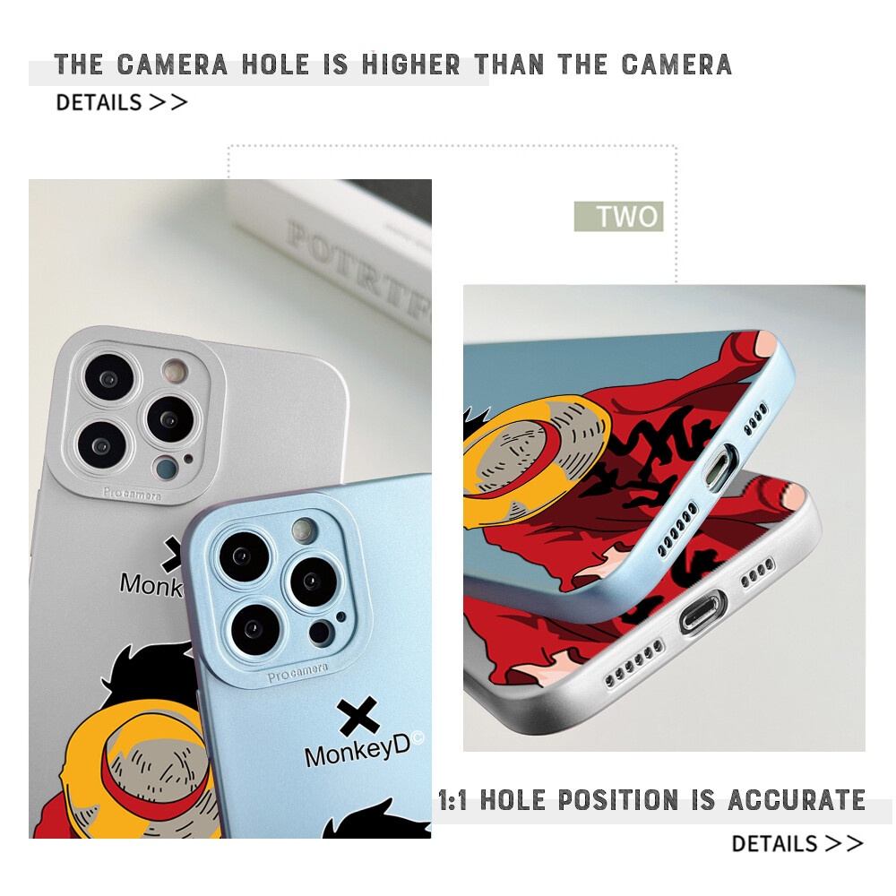 UCUC Case For Xiaomi Redmi Note 11S Note11 Pro 4G/5G Redmi Note 10S Redmi Note 10 5G/4G Redmi Note10 Pro Casing Cartoon Anime Luffy Full Cameras Cover Soft Silicone TPU Protective Shockproof Case