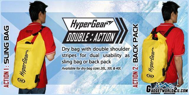hypergear 20l waterproof backpack