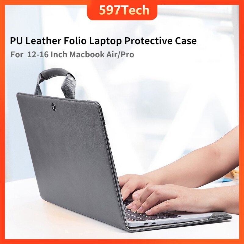 BÁO GIÁ THỜI LƯỢNG PIN CỦA MACBOOK PRO 2020 | Shopee Lazada Sendo Tiki mới nhất 40 Dành Cho Máy Tính Xách Tay MacBook Pro 13.3 /Air 13.3 2020 12-16 Inch, Ốp Bảo Vệ Chống Nước Cho Máy Tính Xách Tay Bằng Da PU Có Dây Đeo Tay Cầm Và Túi Đựng Thêm Năng Lượng