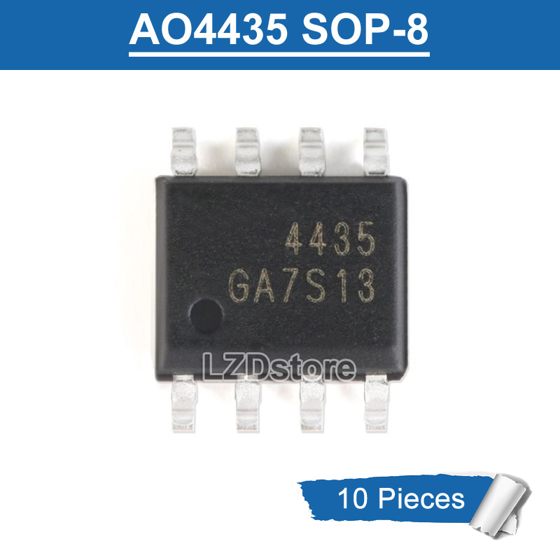 Chanzon AO4435 P-Channel Power MOSFET Transistor - SOP-8 Package, 10.5A, 30V (Pack Of 10) - View #13