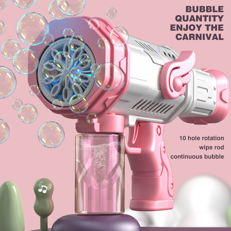 TOYSMARS Children's bubble toys automatic water electric bubble machine