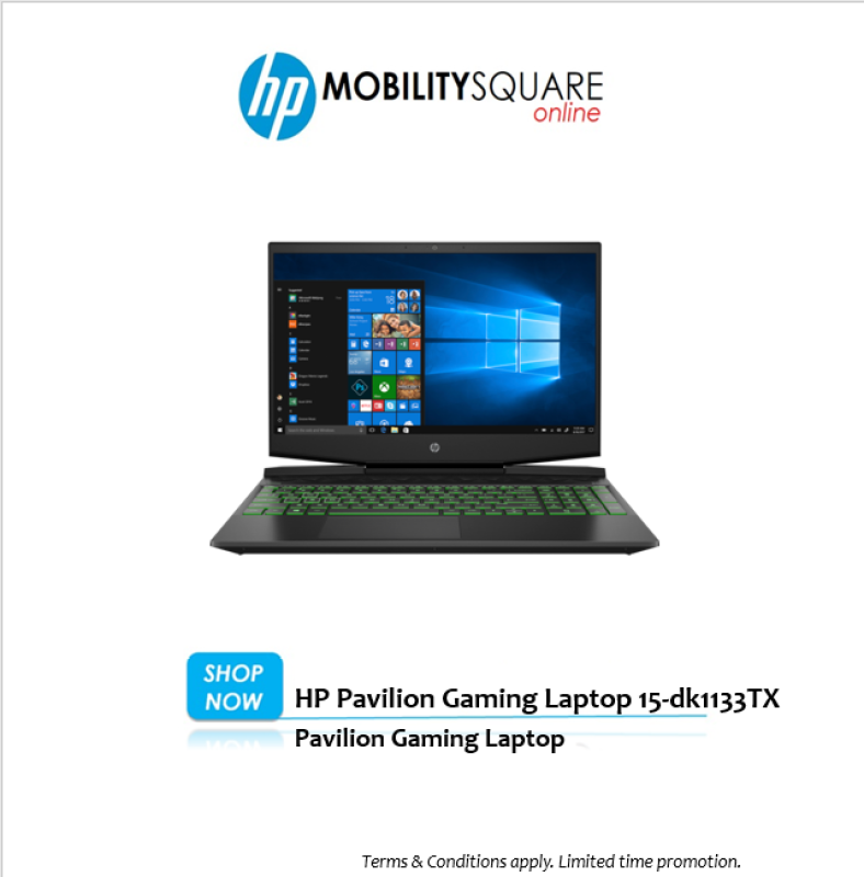 HP Pavilion Gaming Laptop 15-dk1133TX Malaysia