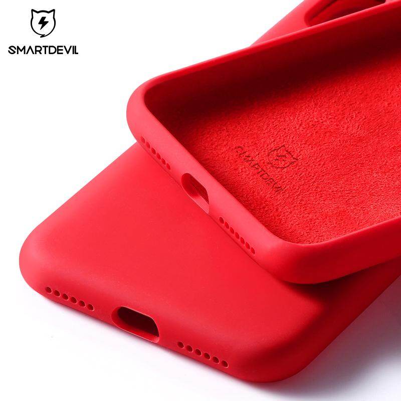 SmartDevil Liquid Silicone Silky LSR Phone Case, Flex Pure Cases Soft Smooth Cell Phone Back Cover For Apple iPhone XS MAX