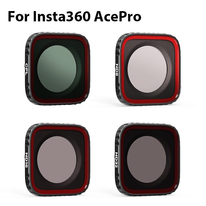 AMagisn Lens Filters for Insta360 Ace Pro CPL/UV/ND Filter Waterproof Magnetic Design Accessories for Ace/Ace Pro