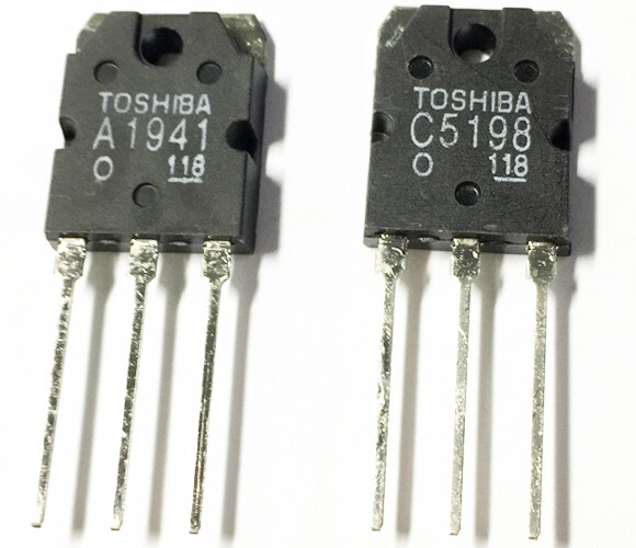 Pair a1941 + c5198 2sa1941 2sc5198 10a 200v power amplifier silicon transistor