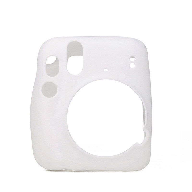 Ốp Silicon Cho Máy Ảnh Cho Fujifilm Instax Mini11 Mini 11 Vỏ Bảo Vệ Ốp Vỏ Mềm Màu Trơn Chống Trầy Xước