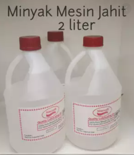 Minyak Mesin Jahit Industry 2l Lazada