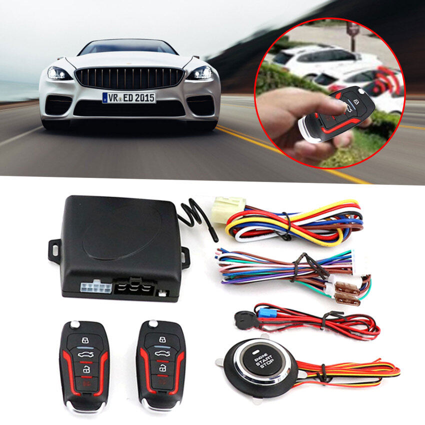 Universal Car Remote Start Stop Kit Control Open Alarm Engine Trunk Keyless Car Gnition