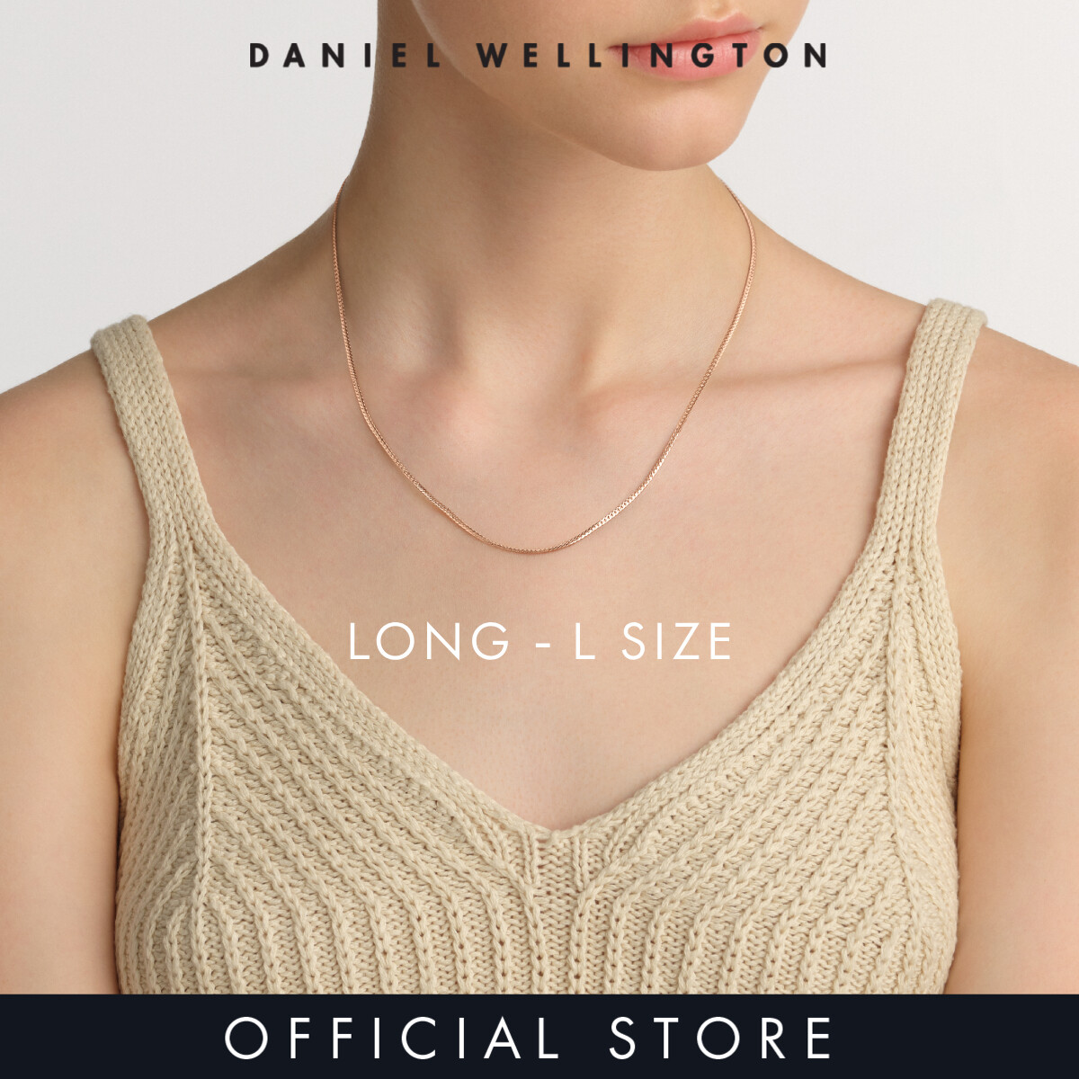 Daniel Wellington Elan Flat Chain Long ネックレス DW00400547 Jewellery - Elan silver Necklace for women - one size | DW