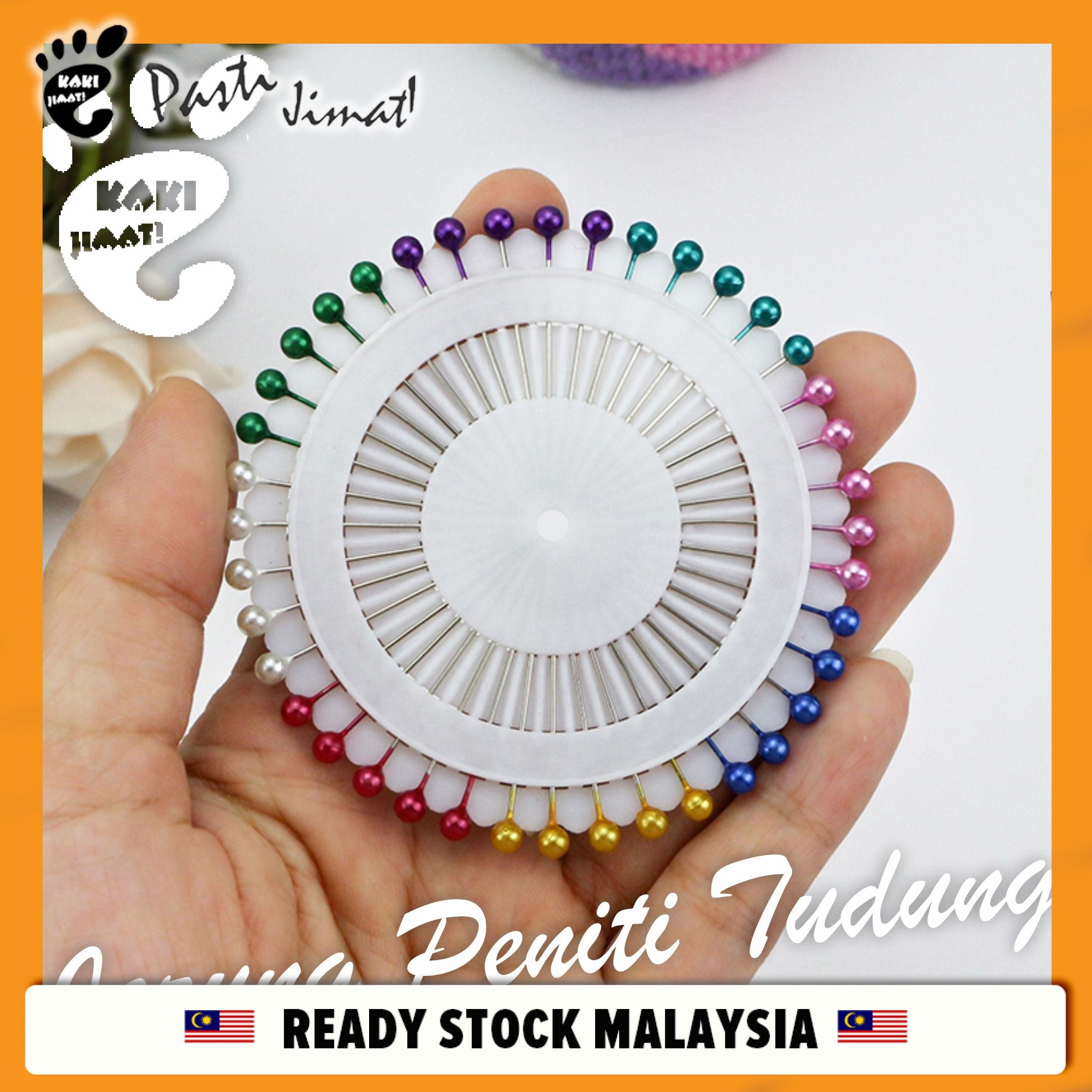 Pearl Head Pin 40pcs Jarum Peniti Tudung Lazada