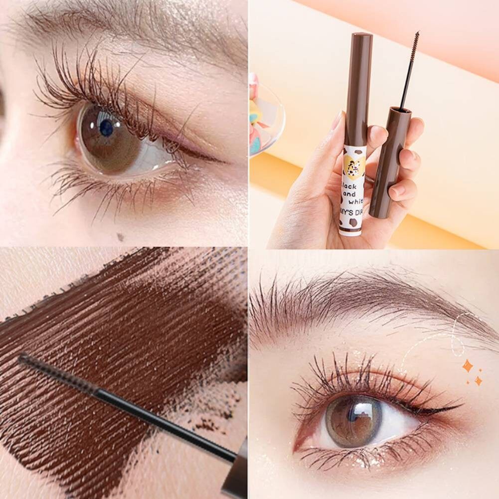 CerroQeern Suanke Natural Mascara Mascara Làm Cong Dày Dài Mi Mascara