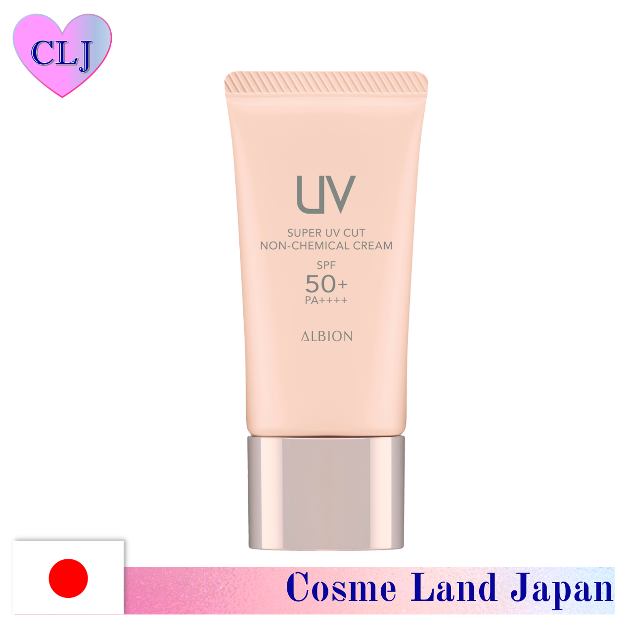 Japan Cosmetics ALBION Super UV cut nonchemical cream [40g] Normal