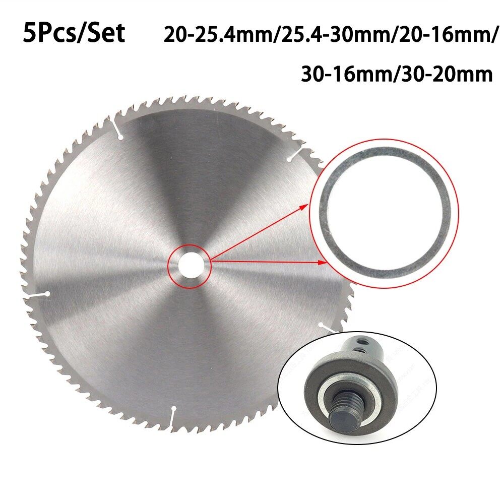 5Pcs Circular Saw Ring For Circular Saws Blades Reduction Ring Conversion Rings