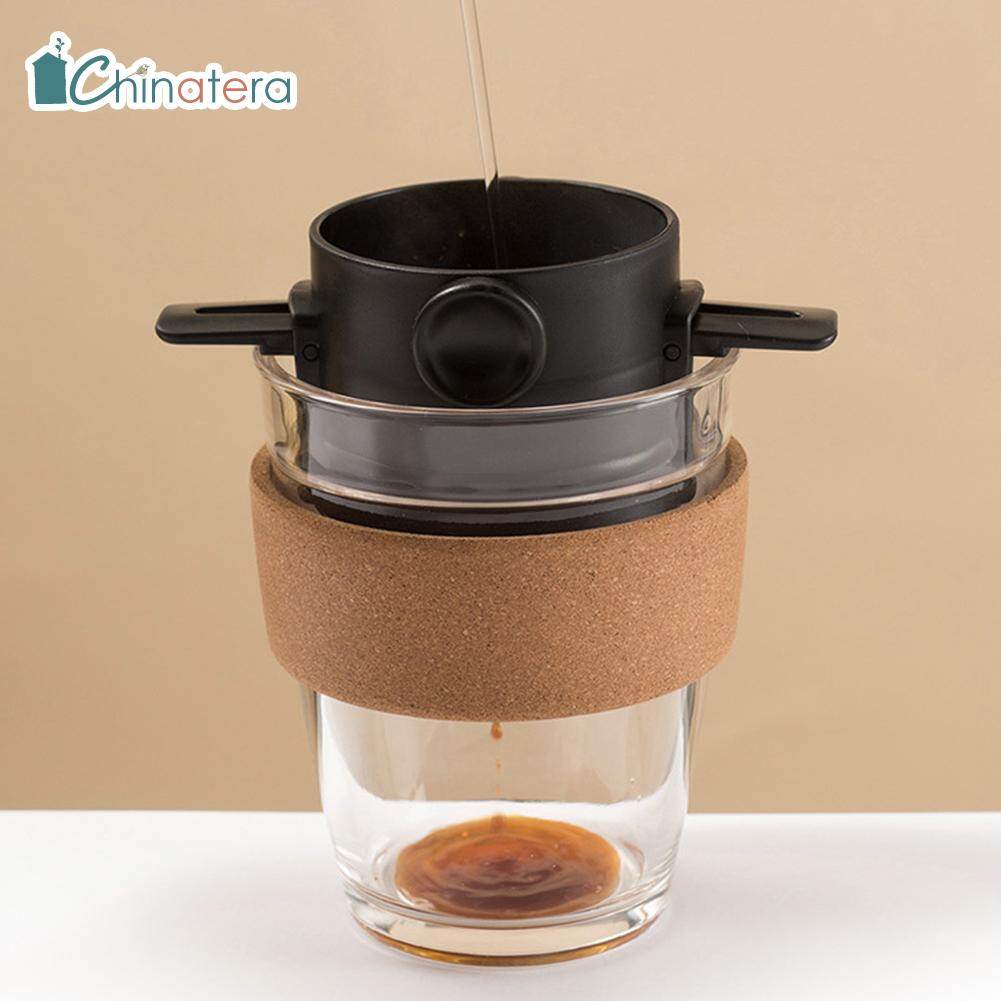 [Chinatera] Foldable Coffee Filters Stainless Steel Drip Coffee Funnel Coffee Dripper