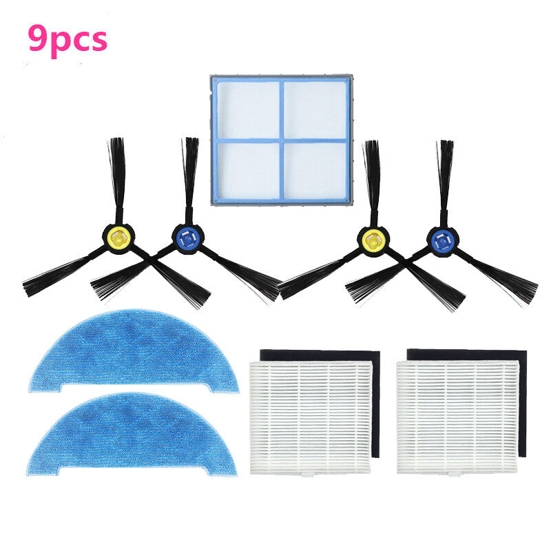 Hepa filter Side Brush Primary Filter Mop cloth for ilife V8 plus V8s V80 Sweeping robot Vacuum cleaner replacements parts