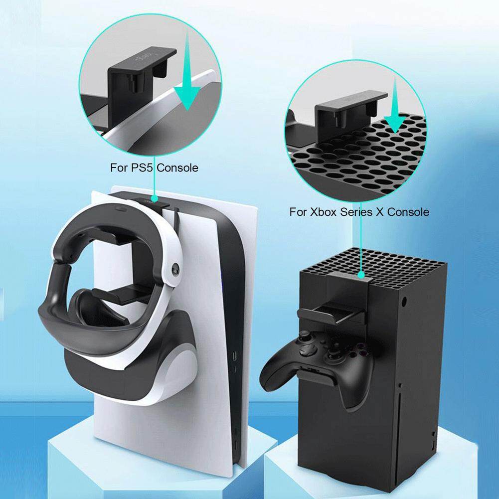 Narsta Giá Treo Điều Khiển Cho Xbox Series X Có Hai Móc, Giá Treo Tai Nghe, Giá Để Đồ Cho PS5 Cho Tay Cầm Chơi Game Xbox