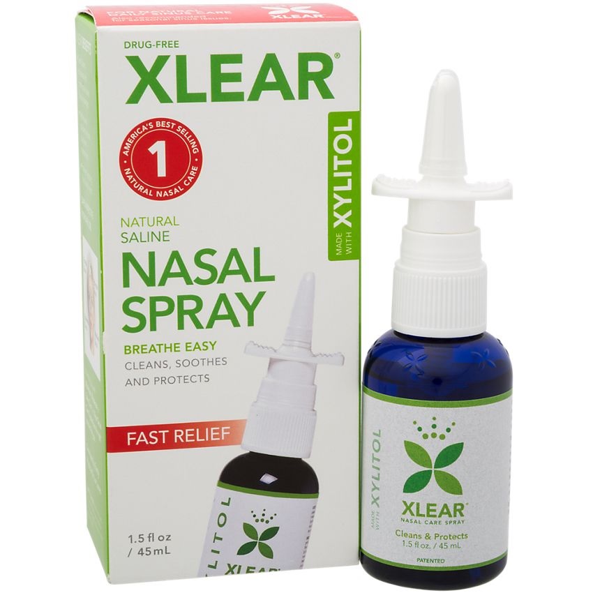 [PREORDER] XLEAR XYLITOL SALINE NASAL SPRAY FAST RELIEF 1.5FL OZ 45ML