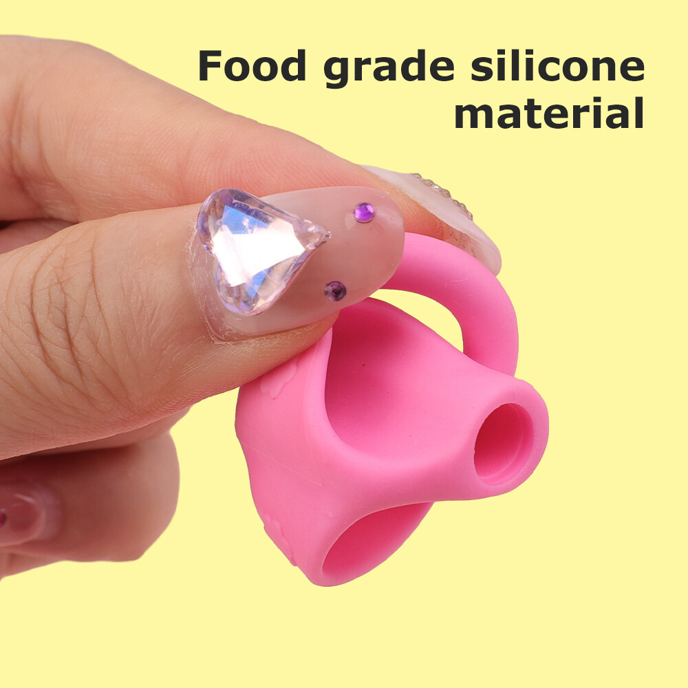 Ba ngón tay trẻ em Đồ giữ bút chì Silicone sinh viên tư thế đúng học tập dụng cụ viết thiết bị chính xác