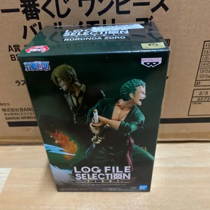 One Piece Log File Selection Fight Vol 1 Roronoa Zoro Gold Toei Lazada