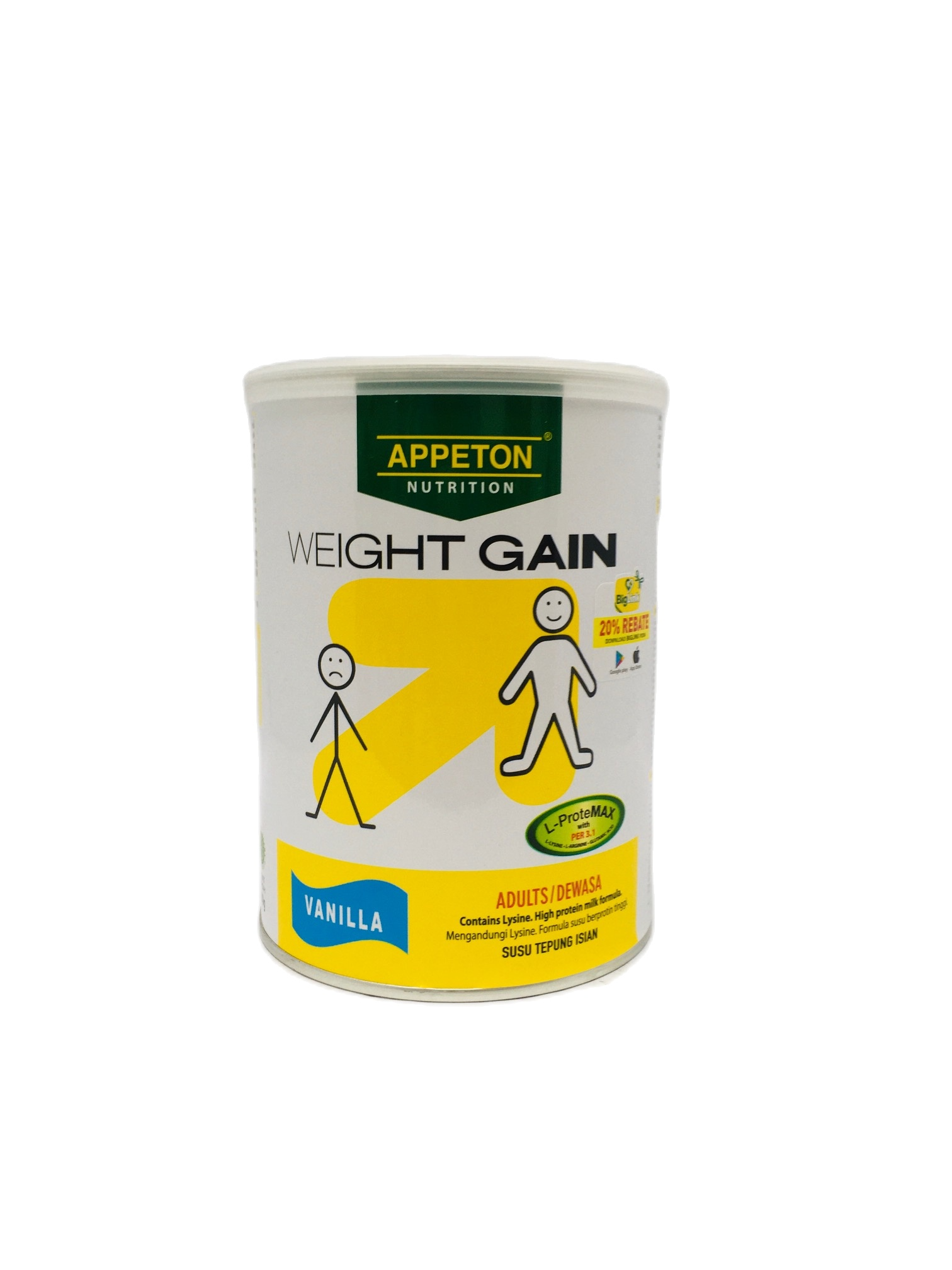 Appeton Weight Gain 450g (Chocolate / Vanilla) Lazada